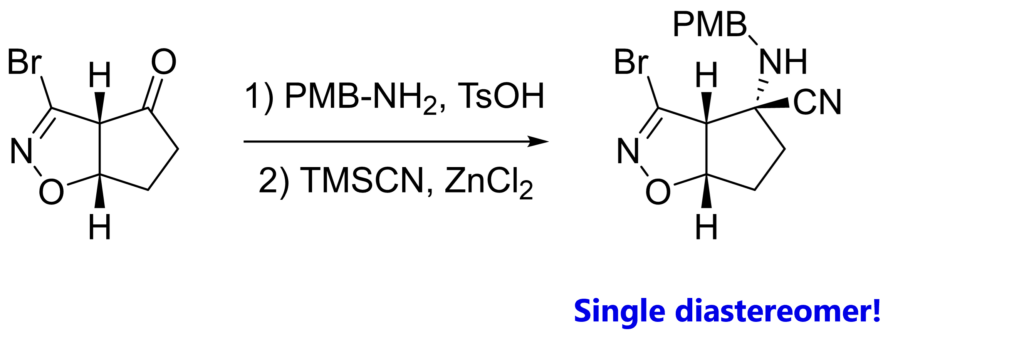 Highly diastereoselective Strecker synthesis
