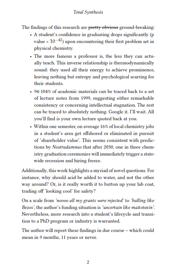 Periodic Tales - The Freshman Mole