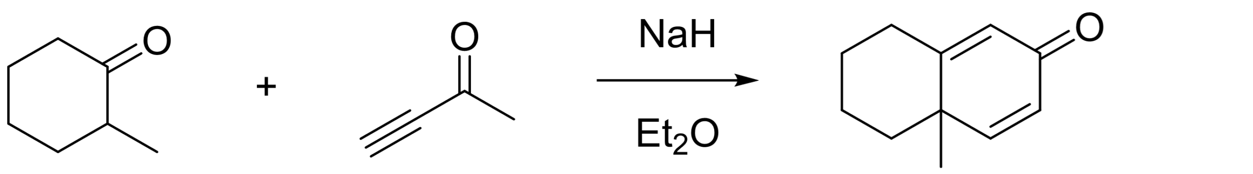 Robinson annulation with alkynone as Michael acceptor